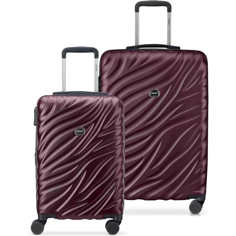 

DELSEY PARIS Alexis Durable Lage Set, Expandable & Lightweight 4-Wheel Spinners, Easy Grip or Smooth Journeys, TSA-Lock Incorpor