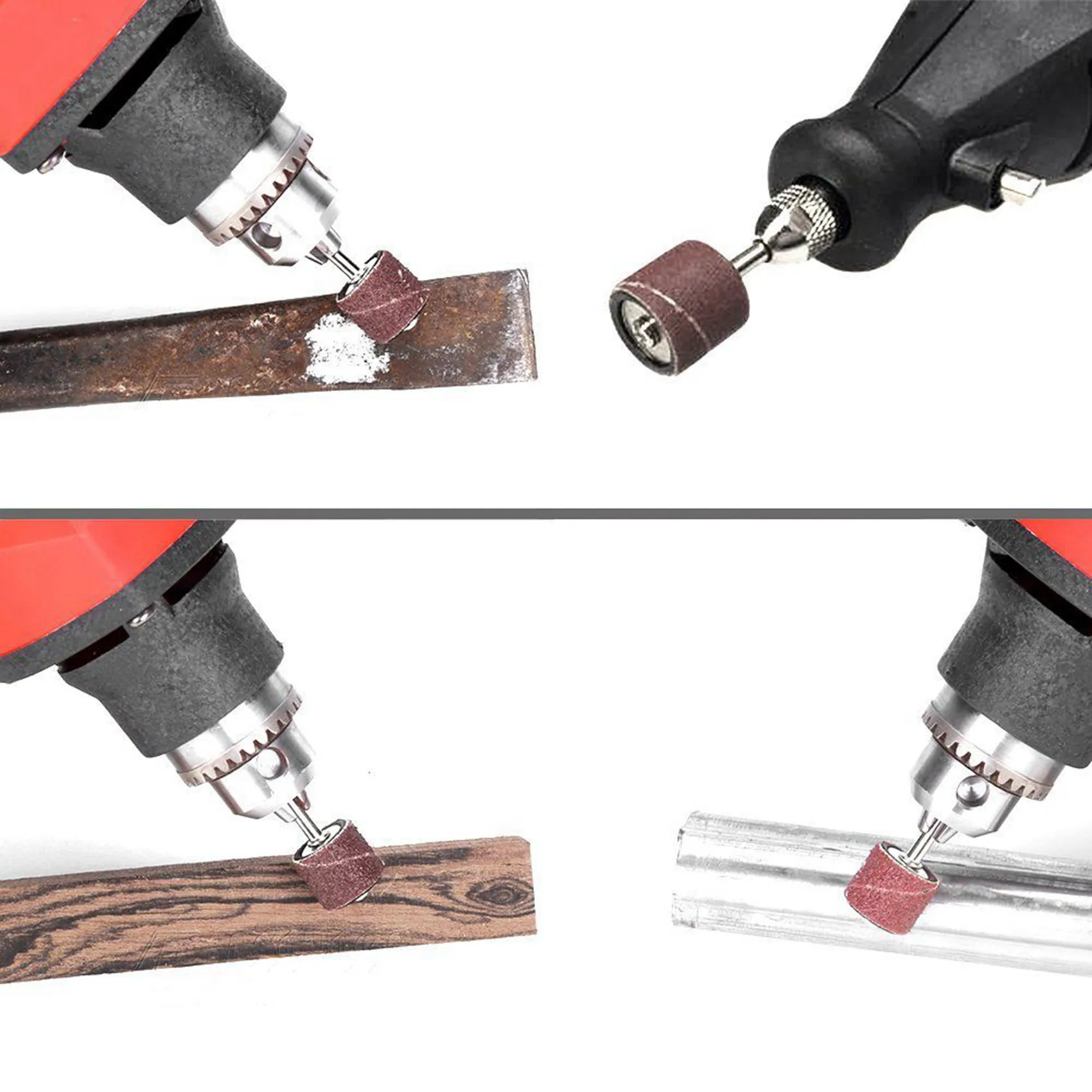 

GTBL 264 Pieces Drum Sander Set With Free Box Including 240 Pieces Nail Sanding Band Sleeves And 24 Pieces Drum Mandrels