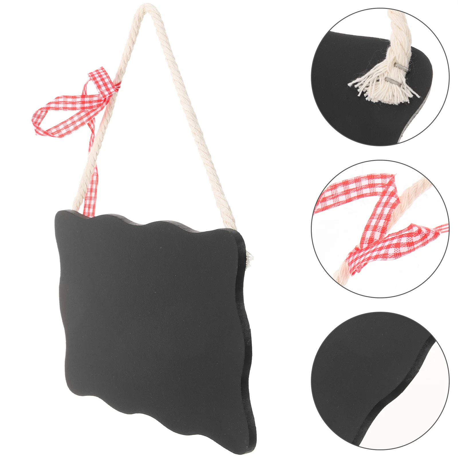 

Wood Crafts Double-Sided Small Blackboard Mini Home Decoration Welcome Door Card Wooden Message Blackboard for Store Club Market