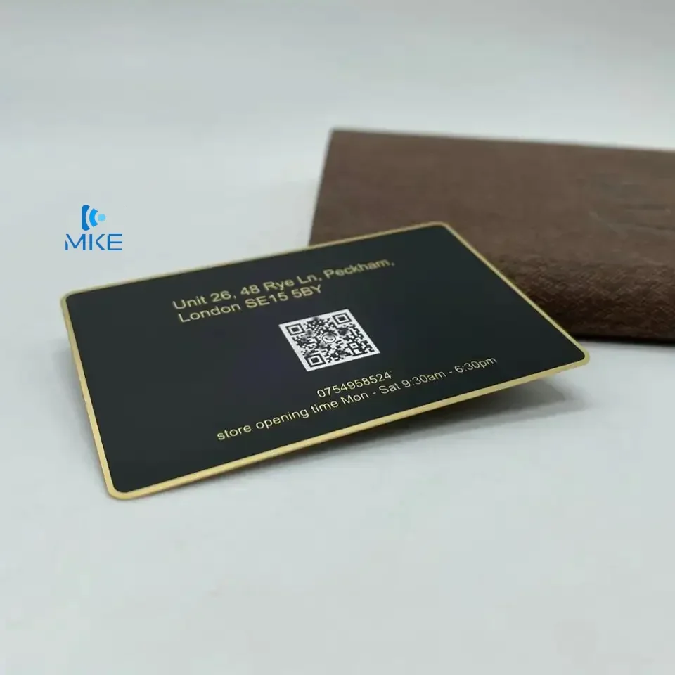 

Cheap Business Member Black and Gold Business Metal Cards