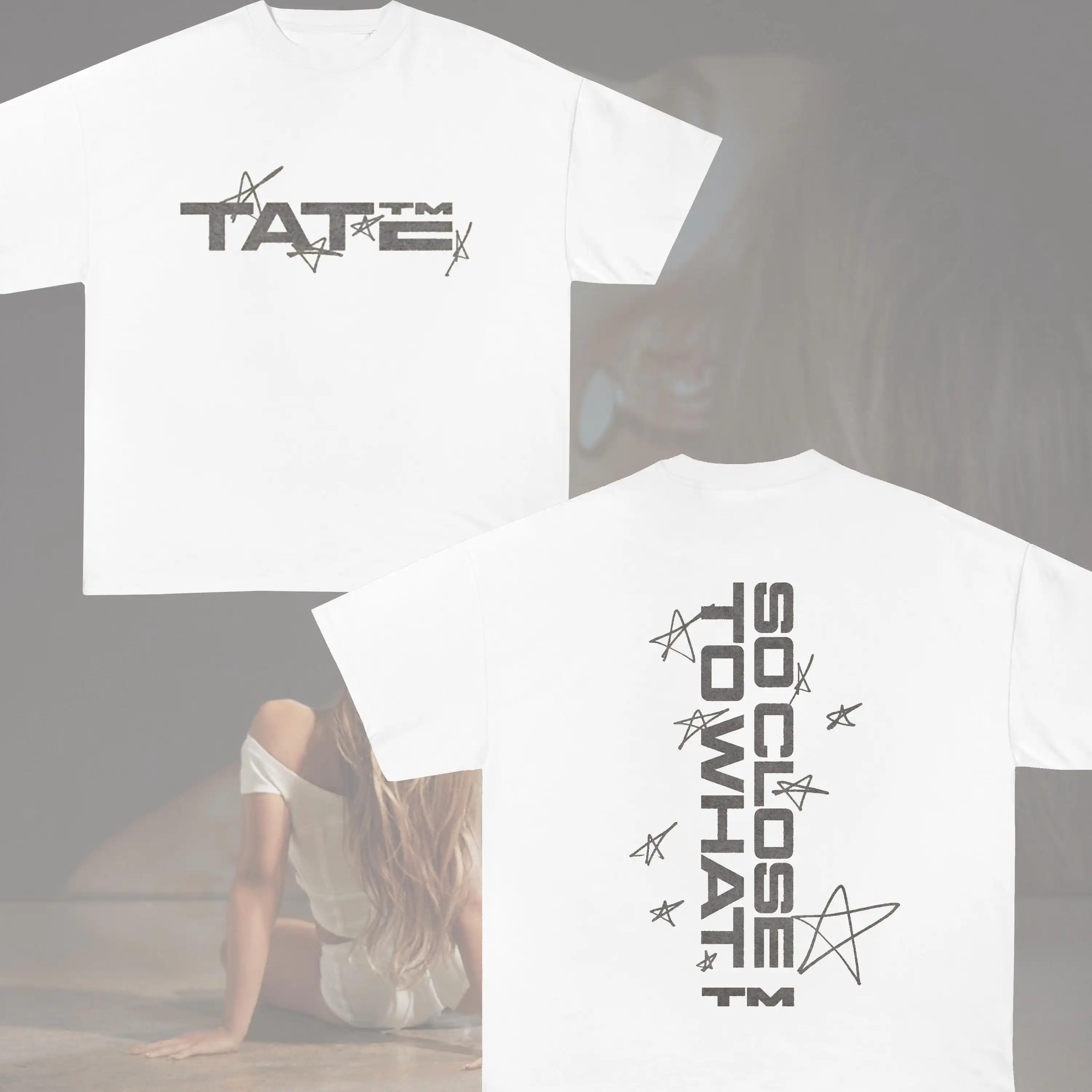 Tate Mcrae Album coton T-shirt unisexe hommes femmes été à manches courtes marque de mode T-shirt de luxe décontracté Vintage rétro Y2k + hauts