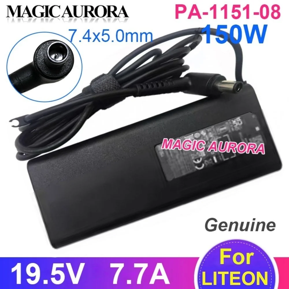 

Genuine PA-1151-08 Power Adapter 19.5V 7.7A 150W Power Supply For MSI MS-16P6 GP63 Leopard 8RD-048CA for HASEE Laptop Charger
