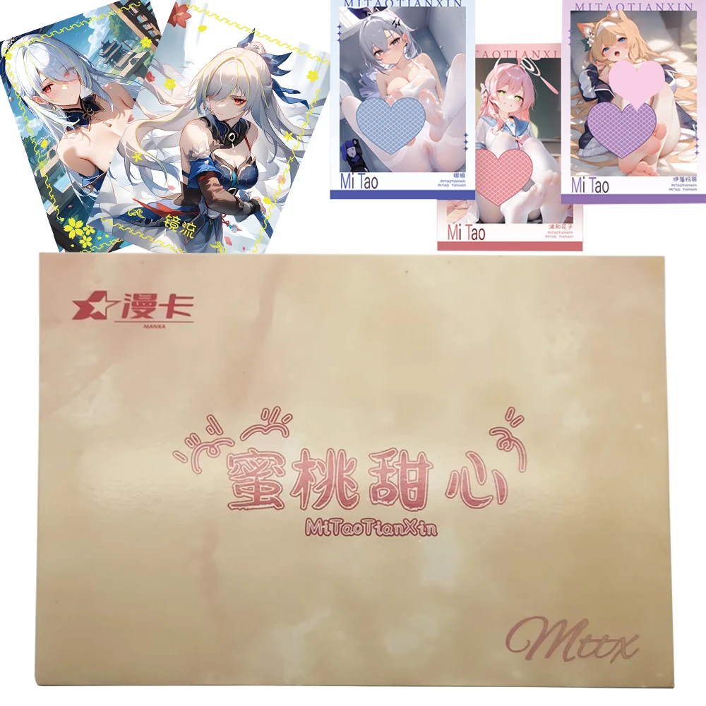 

New Honey Peach Sweetheart Goddess Story Cards Anime Popular Girl Tcg Game Romantic Beauty Diamond Cards Kids Hobbies Gifts Toys