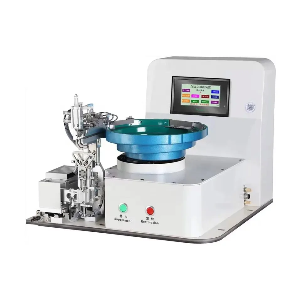 

QK-998-1 New Automatic Computer Button Attaching Machine Motor Home Use Industrial Sewing Machine 40-50 PCS/min 1 Year