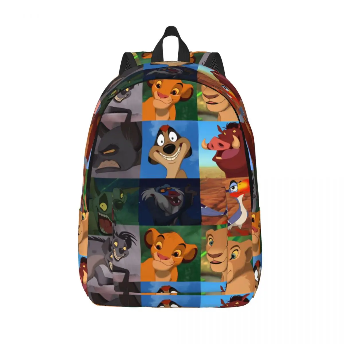 

Lion King Simba Classical Backpack Sports High School Work Daypack for Men Women Laptop Canvas Bags