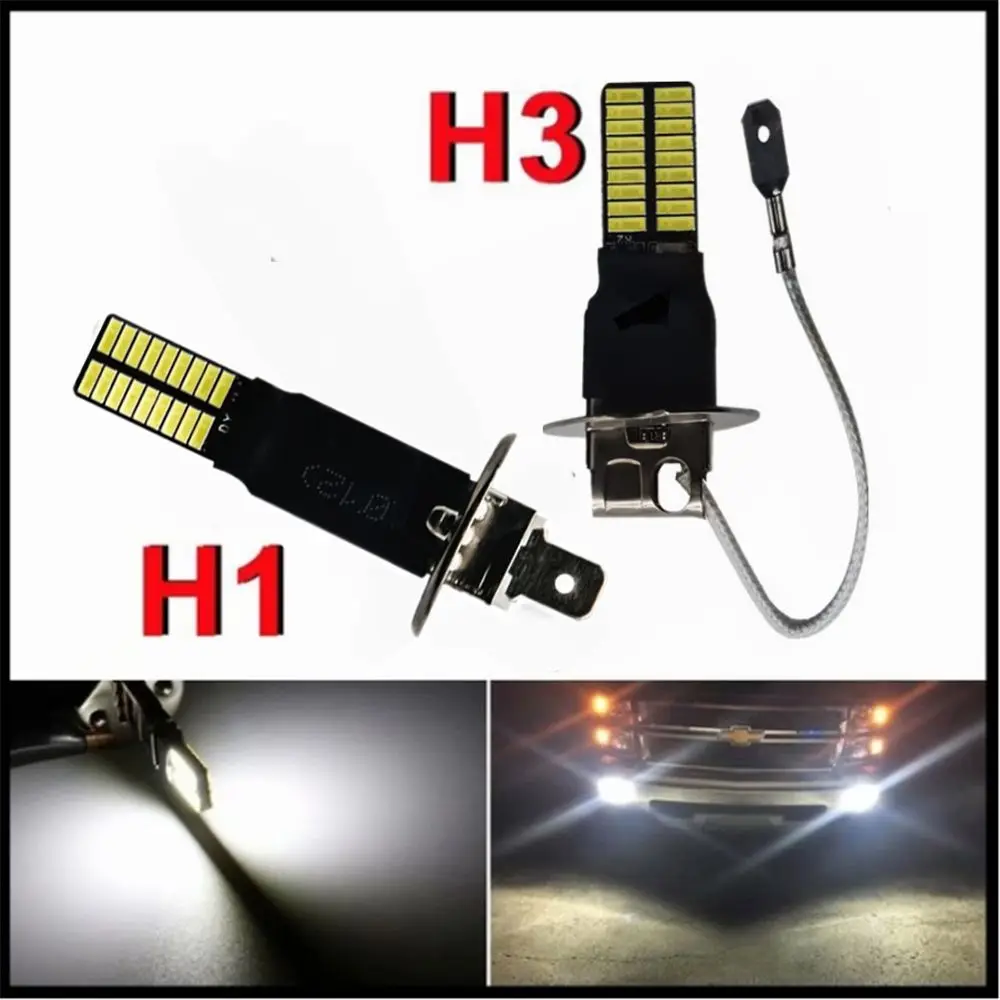 White 4014 Canbus 36SMD LED Bulb H1 H3 Car Fog Light Headlight