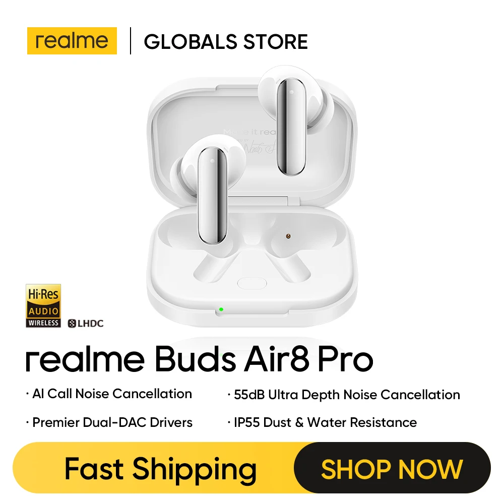 realme Buds Air8 Pro TWS Earphones Master Design Global Version