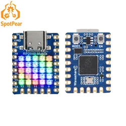 Raspberry Pi RP2040-Matrix Development Board 5×5 RP2040 RGB LED Matrix Based On RP2040 Dual Core Processor