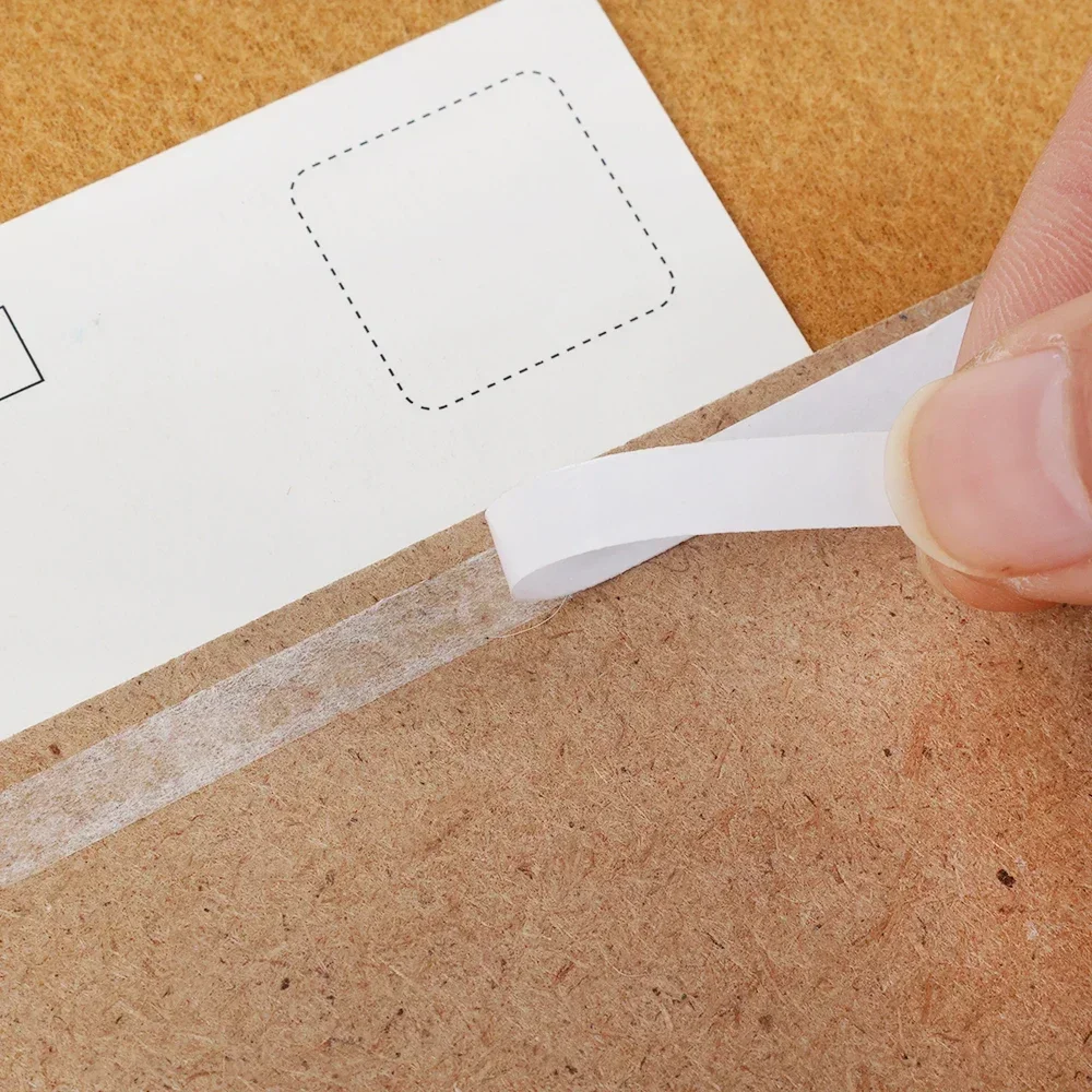 Office Tape Double Sided Strong White Glue Sticker Ultra Thin School Supplies Transparent Heavy Duty Nanos Waterproof Adhesives