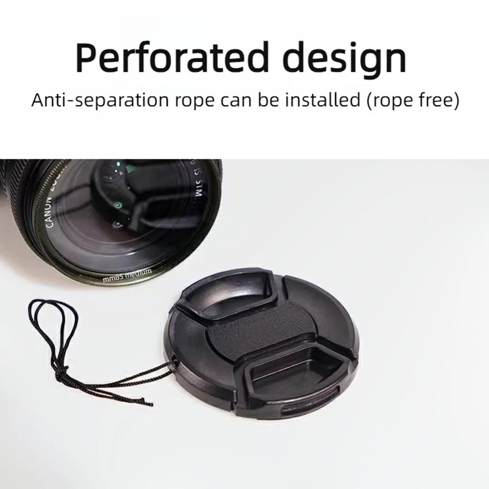 49 مللي متر 52 مللي متر 55 مللي متر 58 مللي متر 62 مللي متر 67 مللي متر غطاء العدسة غطاء وقائي لسوني نيكون كانون فوجي أوليمبوس بنتاكس التصوير SLR ملحقات الكاميرا