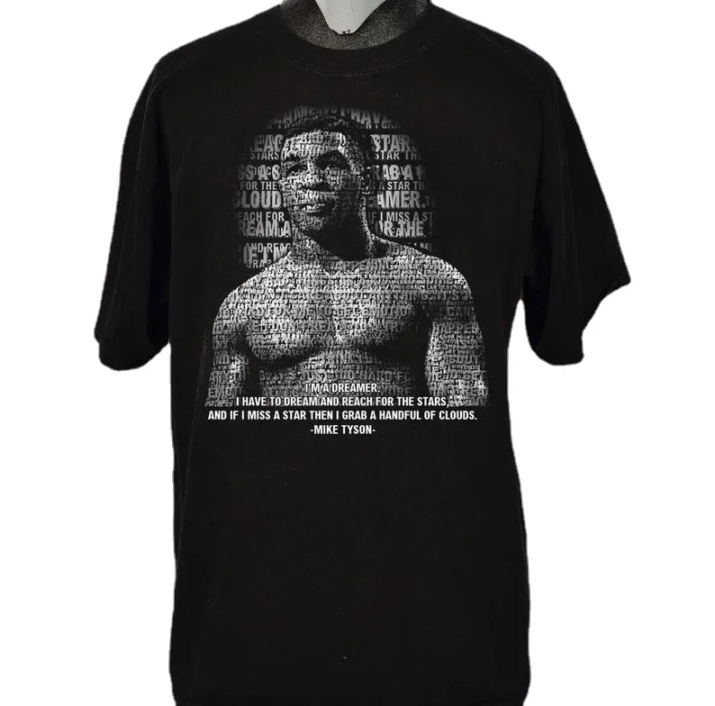 Mike Tyson Quotes T-Shirt Summer Cotton O-Neck Short Sleeve Men's T Shirt New Size S-3XL