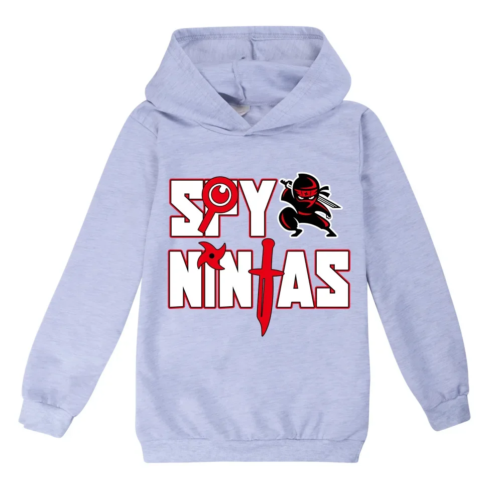 2024 New SPY NINJA Boys Hoodies Tees Cotton Boys Clothes Shirts for Teenage Girls Anime Cosplay T-Shirt Little Kids Hooded Tops