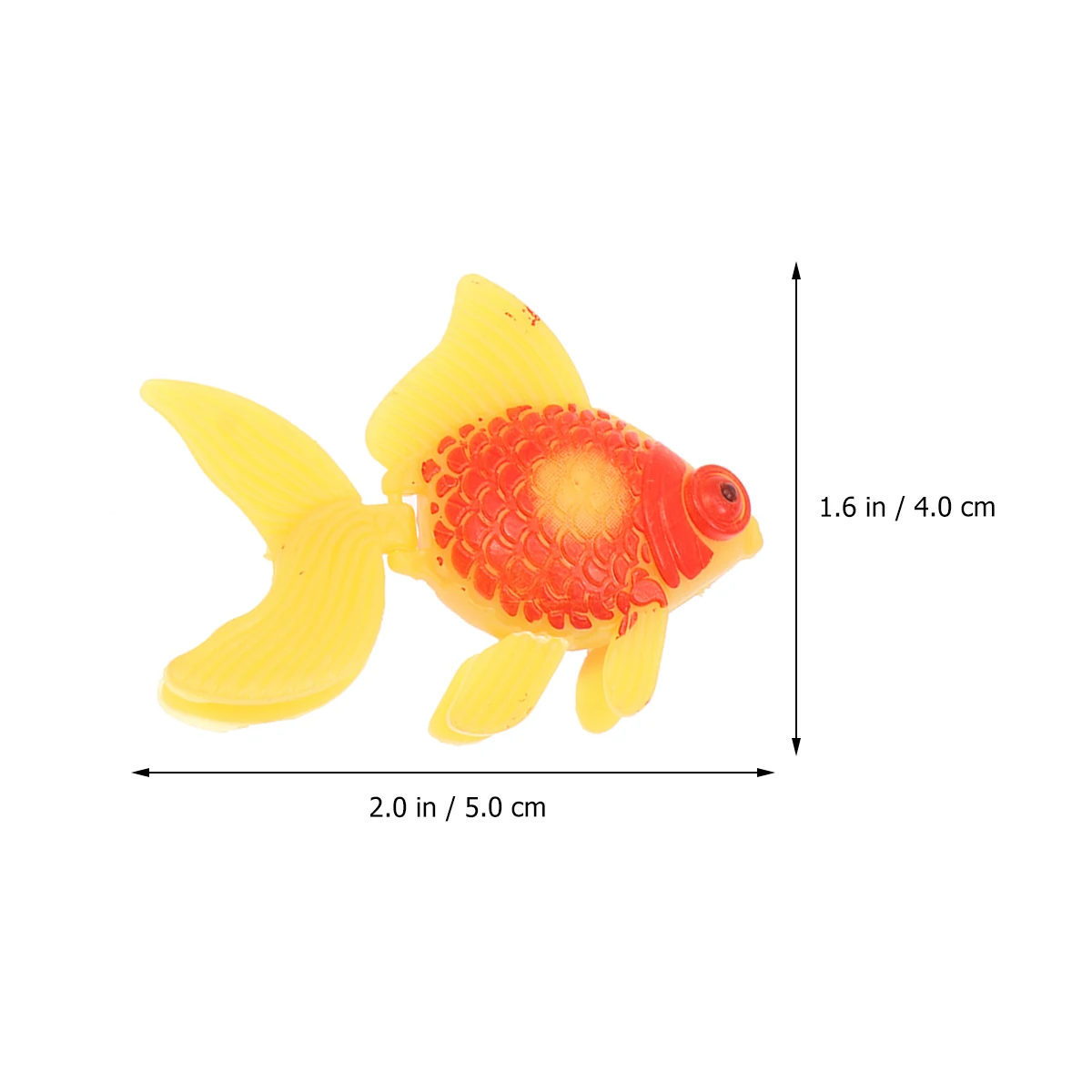 

3pcs Artificial Goldfish Premium Plastic Floating Fish Tank Aquarium Decoration Toys Gifts Realistic Design Safe Pet