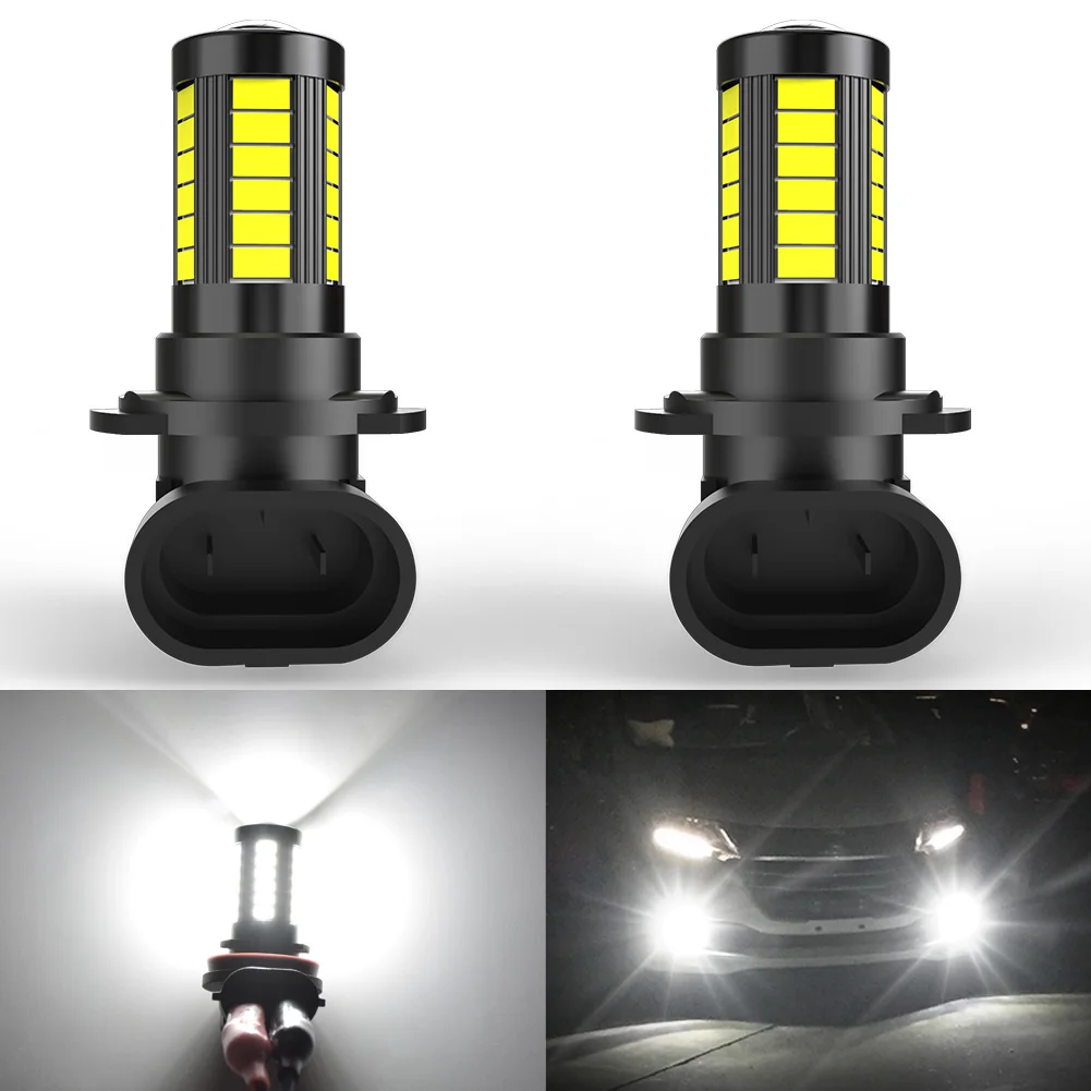 

2PCS 9006 HB4 LED Headlight Bulb Mini Size Car Fog Light 6500K White Fanless Plug and Play Auto Lamps For Toyota PRIUS 2003~2009