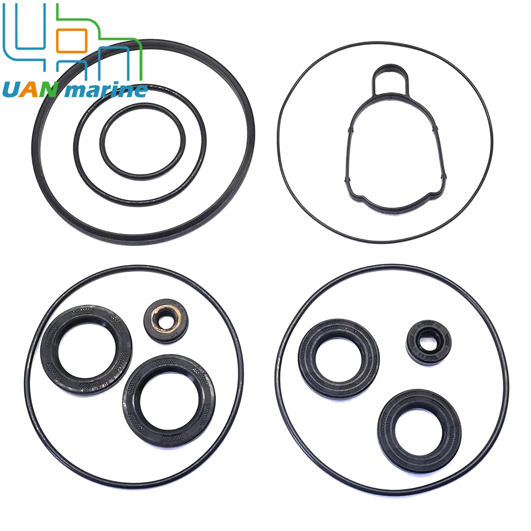 25700-93L00 Lower Unit Gear Case Seal Kit Compatible with Suzuki 250 300 HP DF250 DF300 Outboard Engines 25700-93L01 25700-93L02
