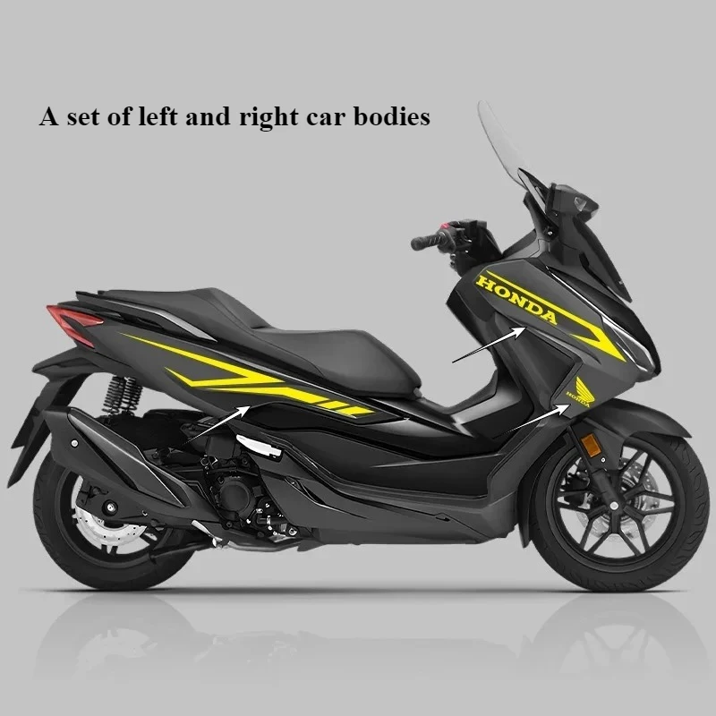 HondaFosa NSS350 바디 스티커 장식 내마모성 방수 및 긁힘 방지 오토바이 액세서리