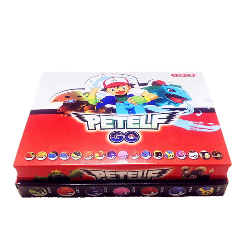 12 Pcs/Set Pokemon Pikachu  Action Figure Pokemon Game Pokeball Model Anime Figure Dolls Charizard Children Christmas Gift Toys