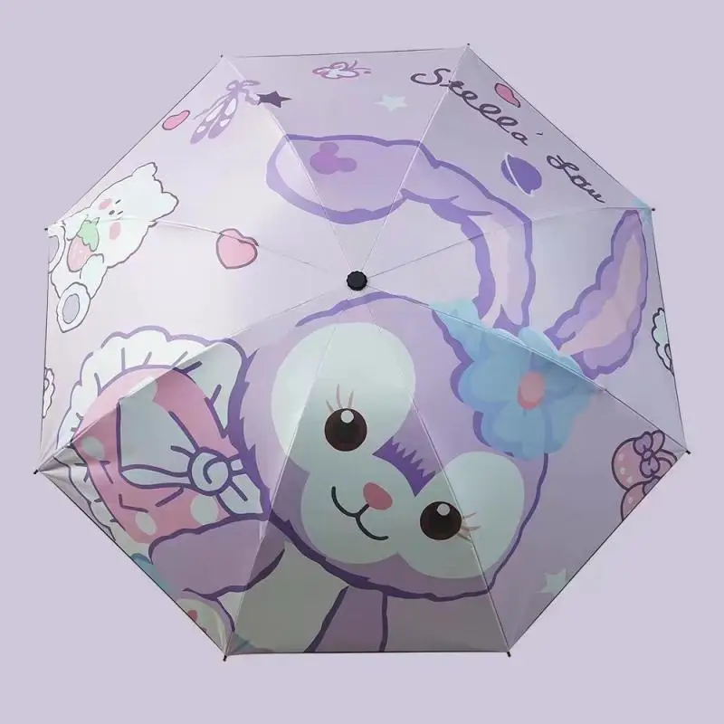 Kawaii Sanrio Hello Kitty sun umbrella, foldable UV protection UPF50+, cute cartoon animation, My Melody dual-purpose sun umbrel