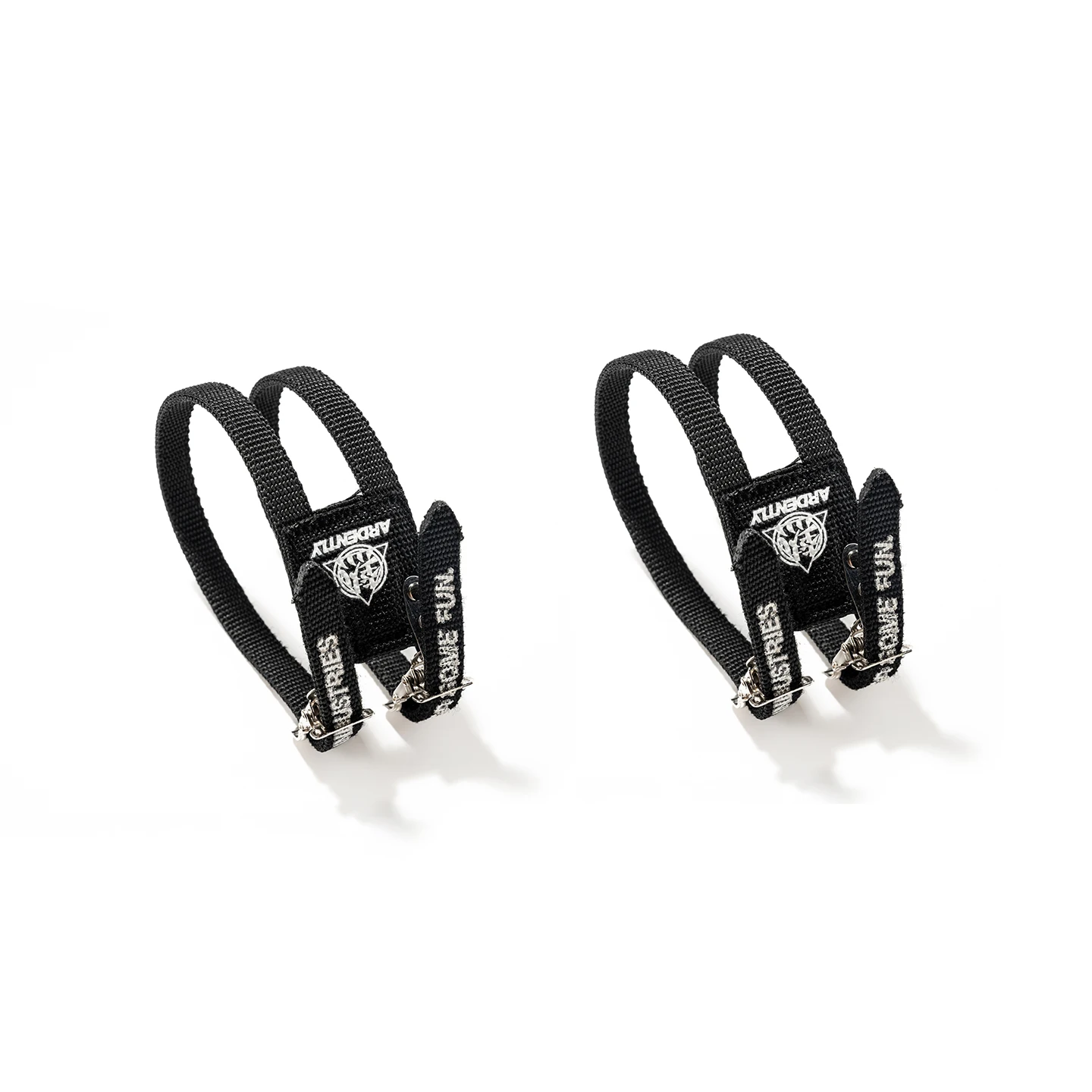 ARDENTLY Nylon Double Strap Toe Bike Pedal Retention Belts For Fixed Gear Track Bike Stunt Riding Cycling Foot Cages Accessories