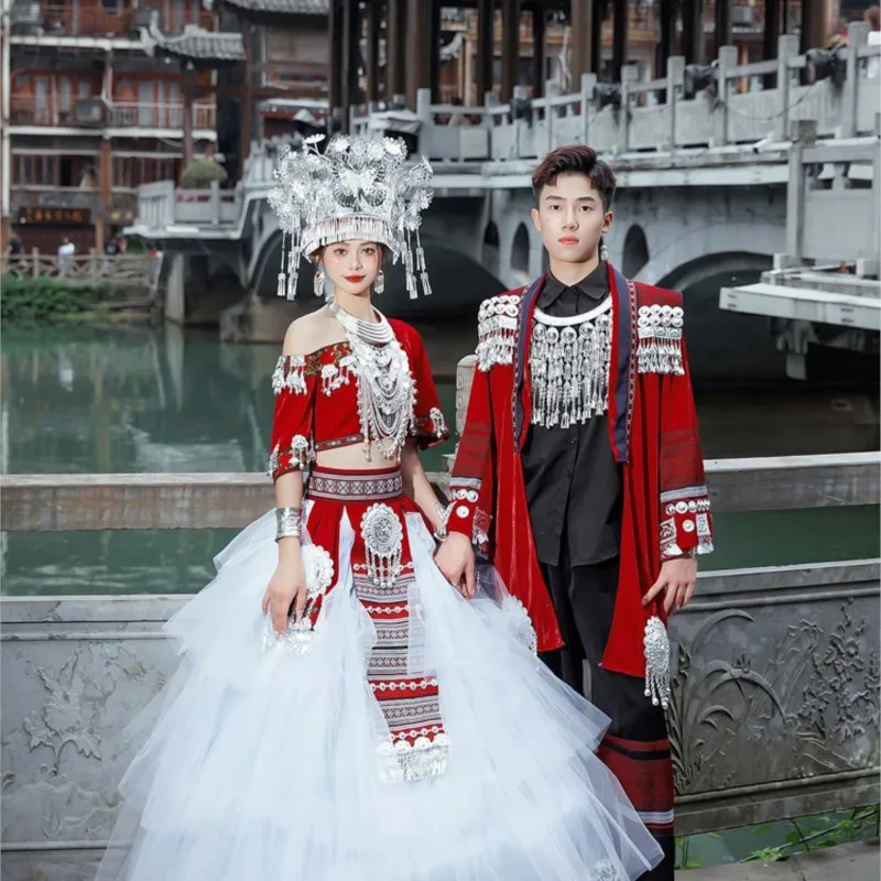 Nationale kleding vrouwelijk paar set heren reisfotografie kleding nieuw