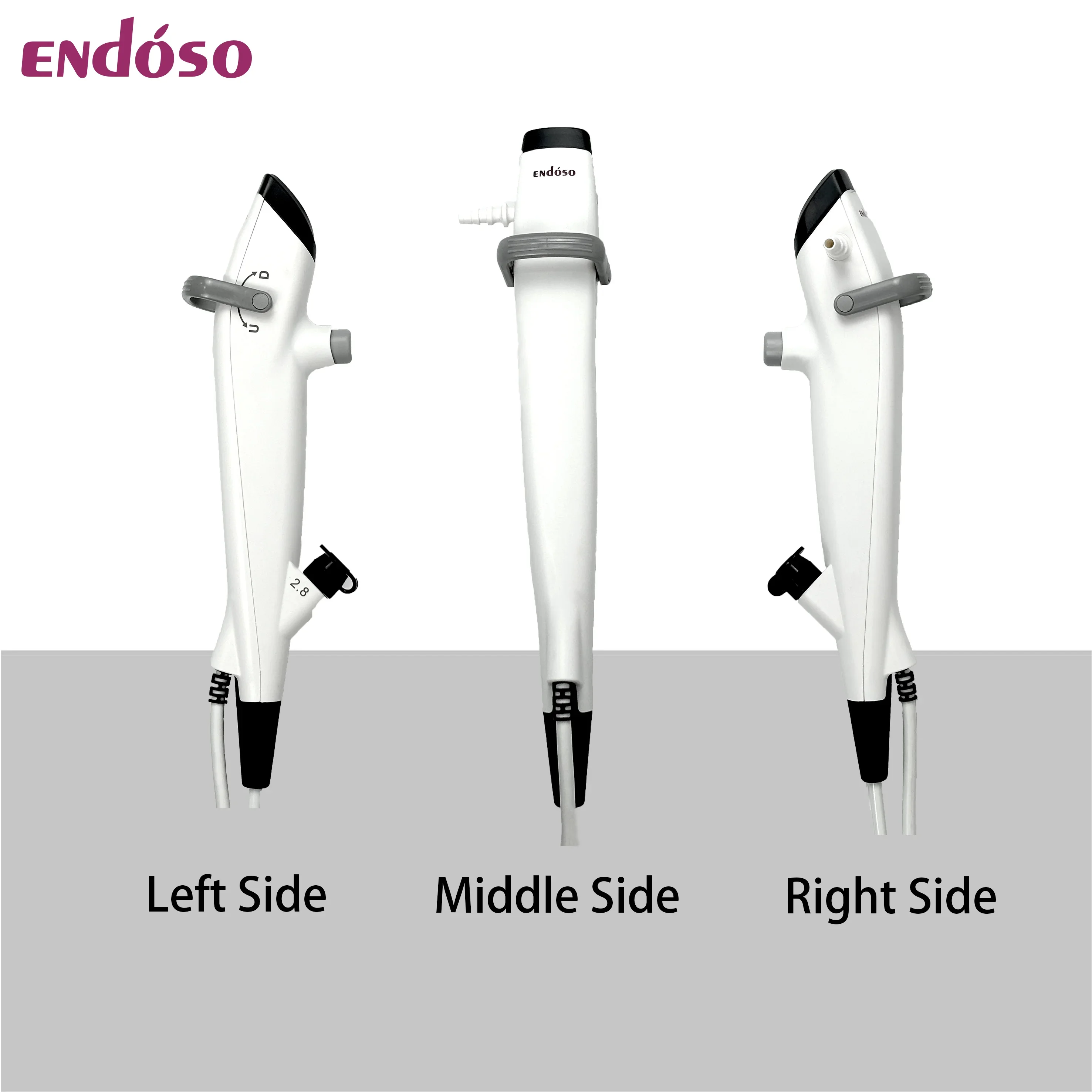 Endoscopio desechable Nasal ENT, bronceoscopio de vídeo de fibra óptica, endoscopio Flexible médico 2,2 2,4 2,8mm