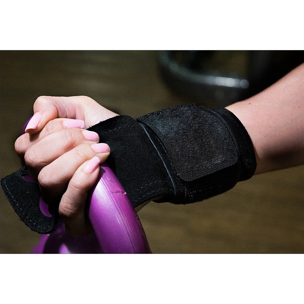

1 Pair Fitness Hand Protection Gloves Slim Fingerless Design Wrist Support For Gym Workout Weight Lifting Deadlift Cycling