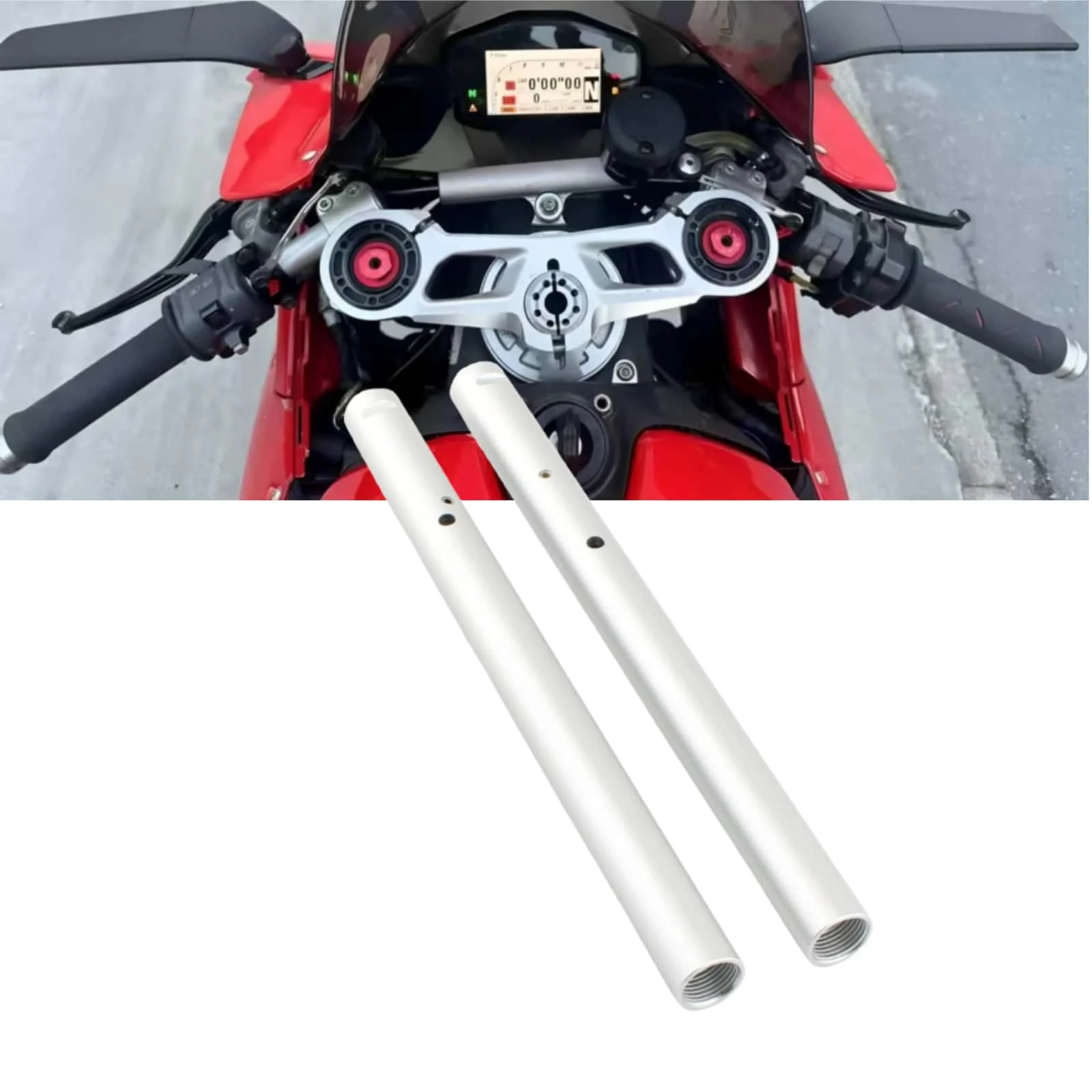 

Motorcycle Accessories Superbike Steering Wheel Faucet Handle Bar For DUCATI PANIGALE 899 959 1199 1299/S (Left & Right)