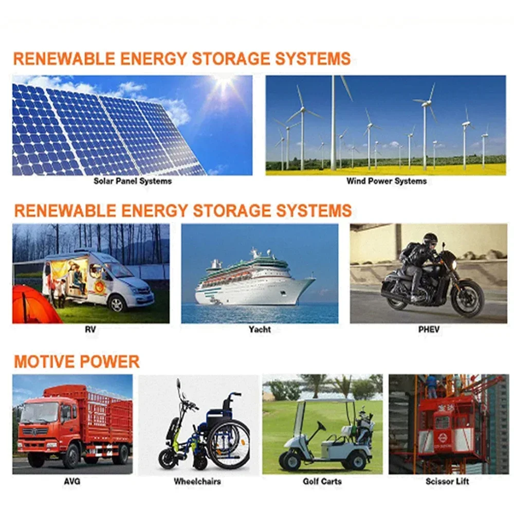 Nuevo paquete de batería LiFePO4 de 12V, 100Ah, fosfato de hierro y litio de 12V y 100AH para motores de propulsión fueraborda marina eléctrica, sistema Solar
