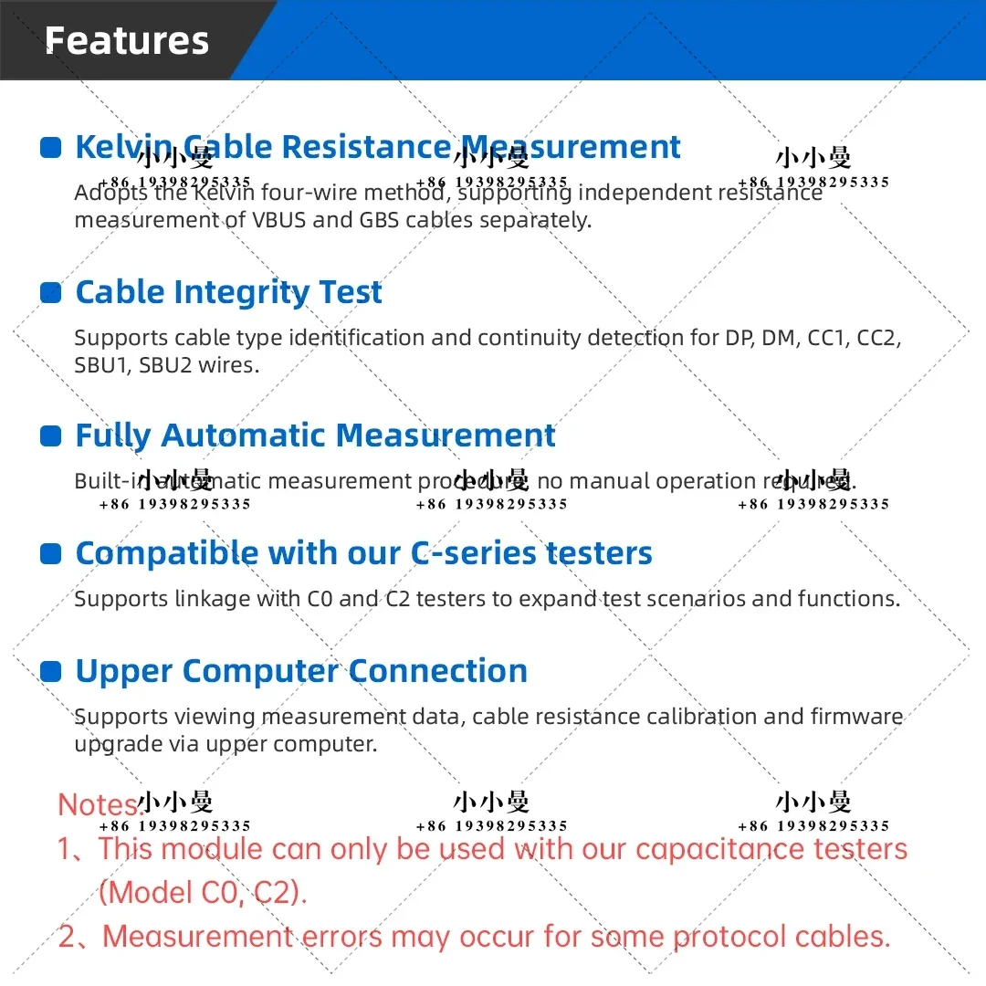 OA1 USB Wire Resistance Measurement Module—Independent Wire Resistance Measurement, Kelvin Four-Wire Method