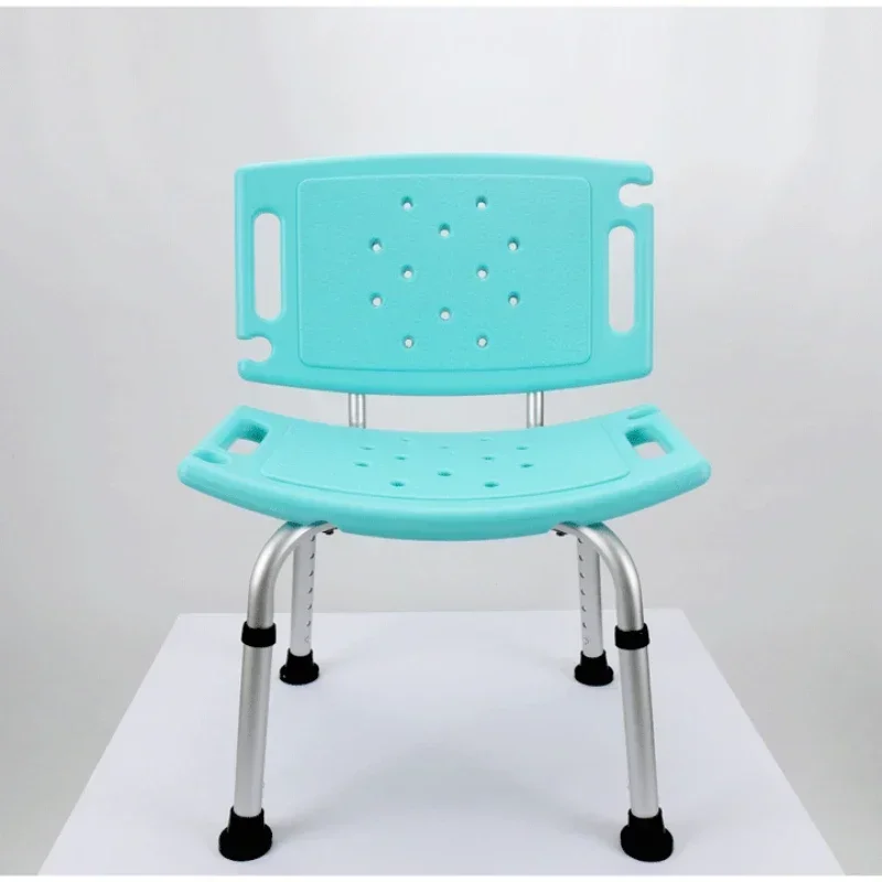 Pregnant Women Elderly Bathroom Stool Safety Anti-skid Bathing Chair Disassembly Back Shower Seat Stable Bearing Bath Bench