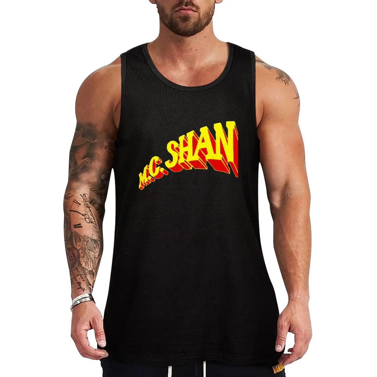 MC SHAN Tank Top Workout Running Tank Top Lightweight Breathable Wear