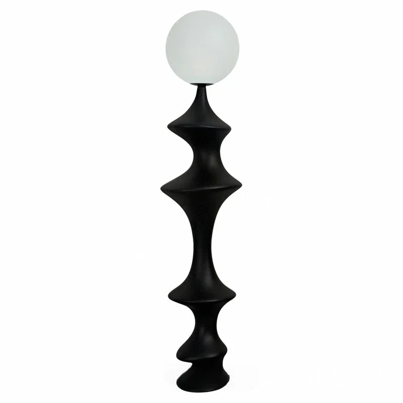 

Medieval art floor lamp, Nordic simple cream style living room, exhibition hall next to the sofa