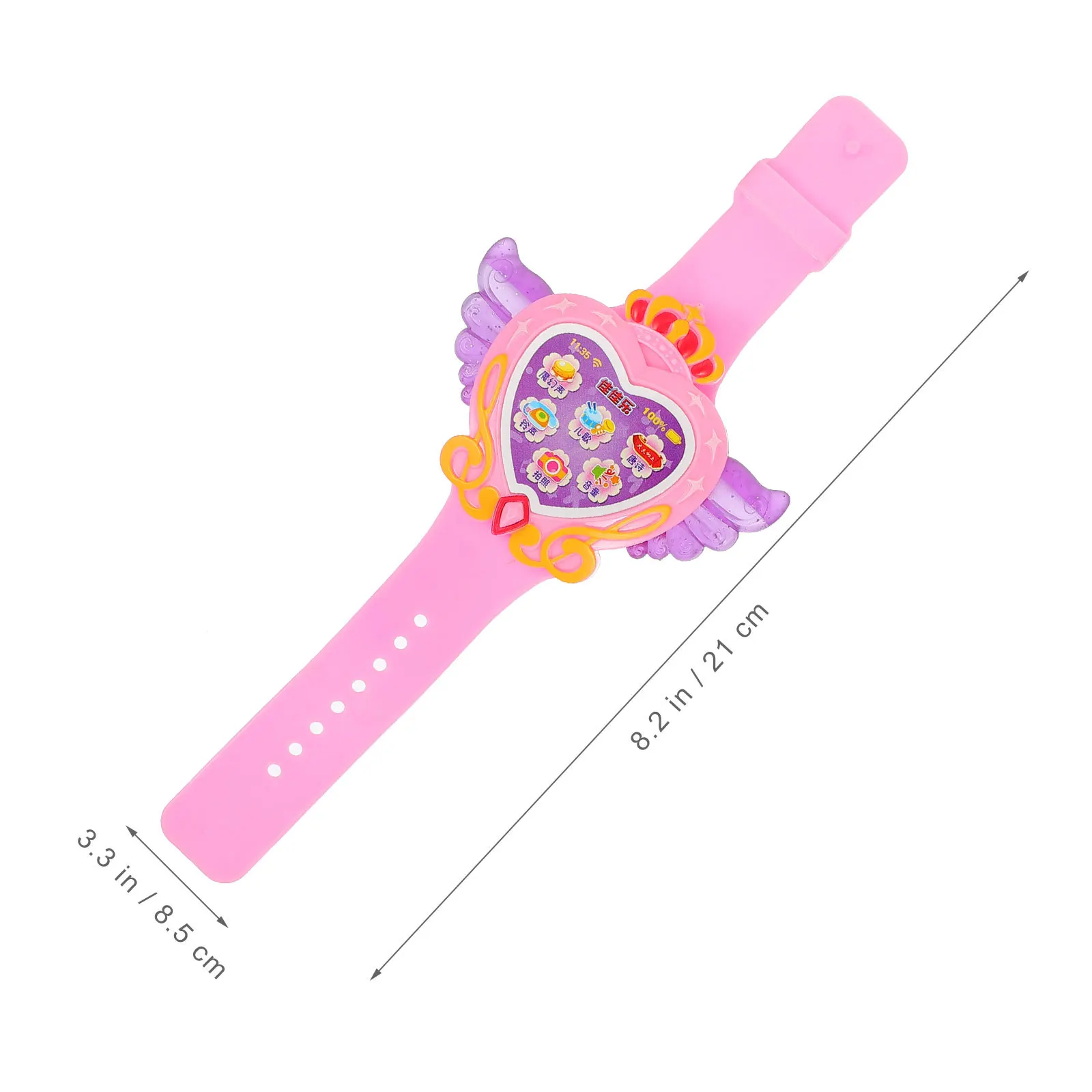 قطعتان من المواد الخفيفة القابلة للتعديل، هدية تعليمية تفاعلية ممتعة للأطفال، ساعة يد رياضية #3