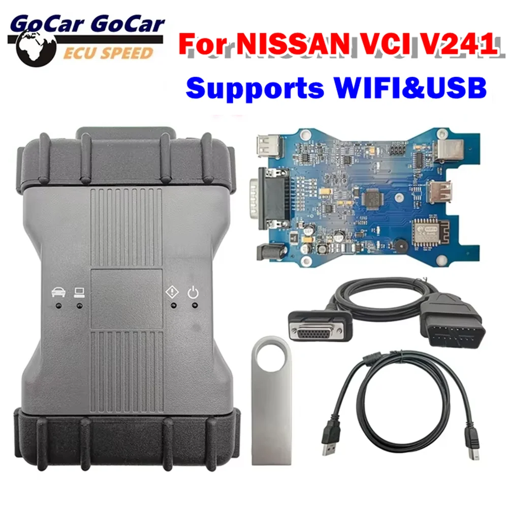 

V241 For Nissan VCI WIFI OBD2 Auto Scanner Supports Nissan Infiniti Can Line Post 2005 Vehicle Super practical Diagnostic Tools