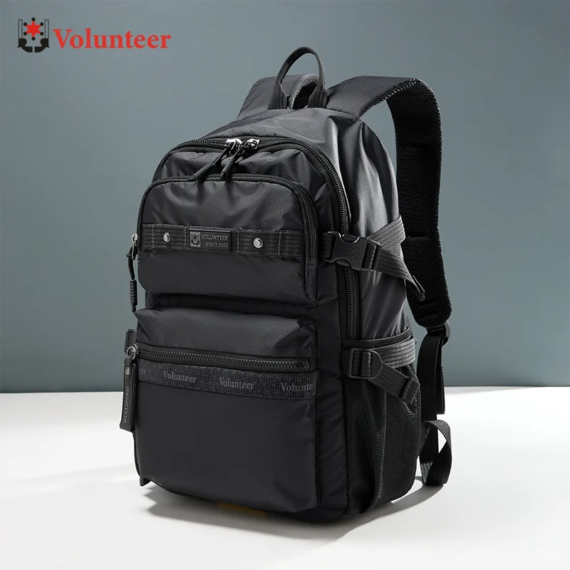 VOLUNTEER Travel Hiking Backpack Men Fashion Computer Business Backpack Daypack Man Waterproof College Student Schoolbag 1875-08