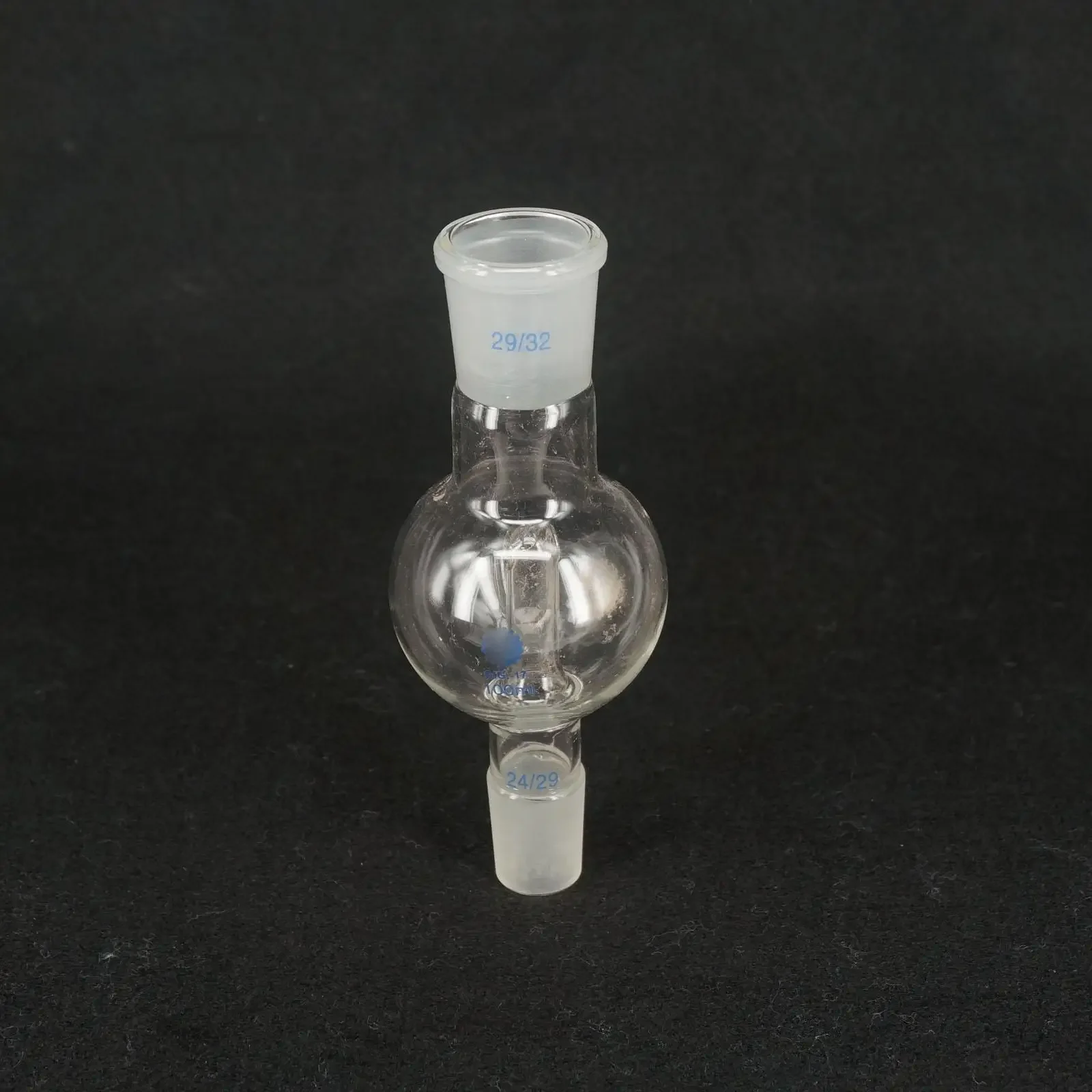 100ml Bump Trap 29/32 to 24/29 Ground Joint Lab Glass Rotary Evaporator