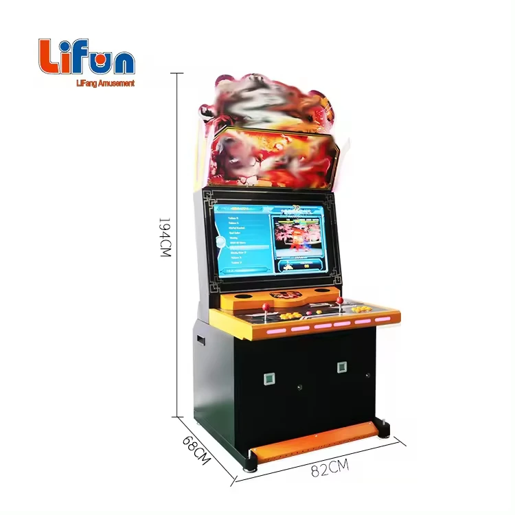 Lifun Factory 2 Player Arcade Machine Coin Operated Pandora arcade machine  Street Fighter Machine