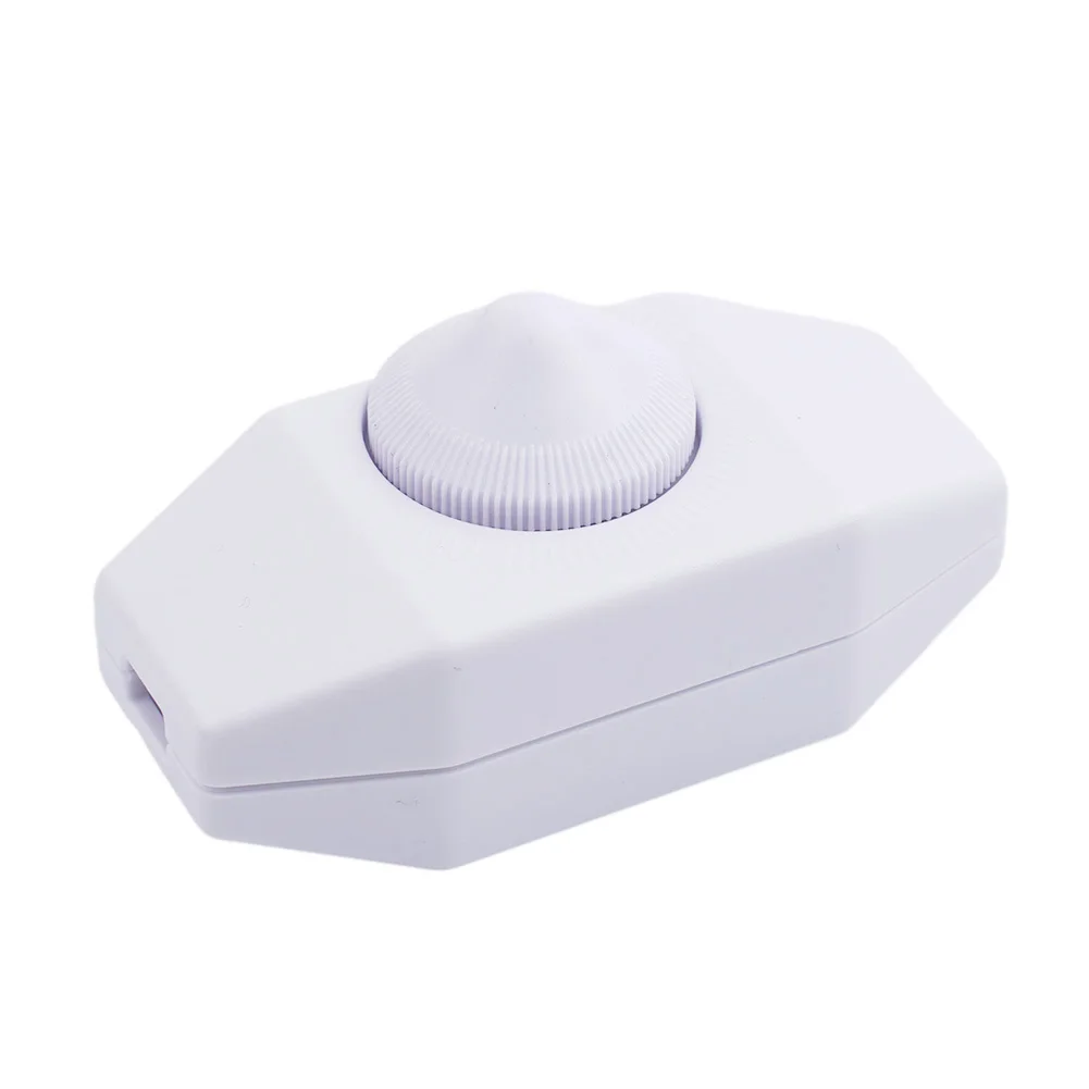 Rotary ONOFF Knob Inline Dimmer Switch 1A Rated Current 220V Voltage for Indoor Use with Heat Protection Function