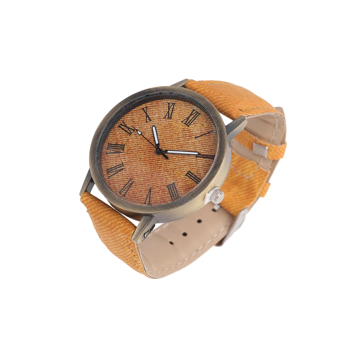 

Canvas Pattern Watch Quartz Wrist Decor Elegant Fashionable Premium Material Comfortable Durable Occasions Gift Students Women