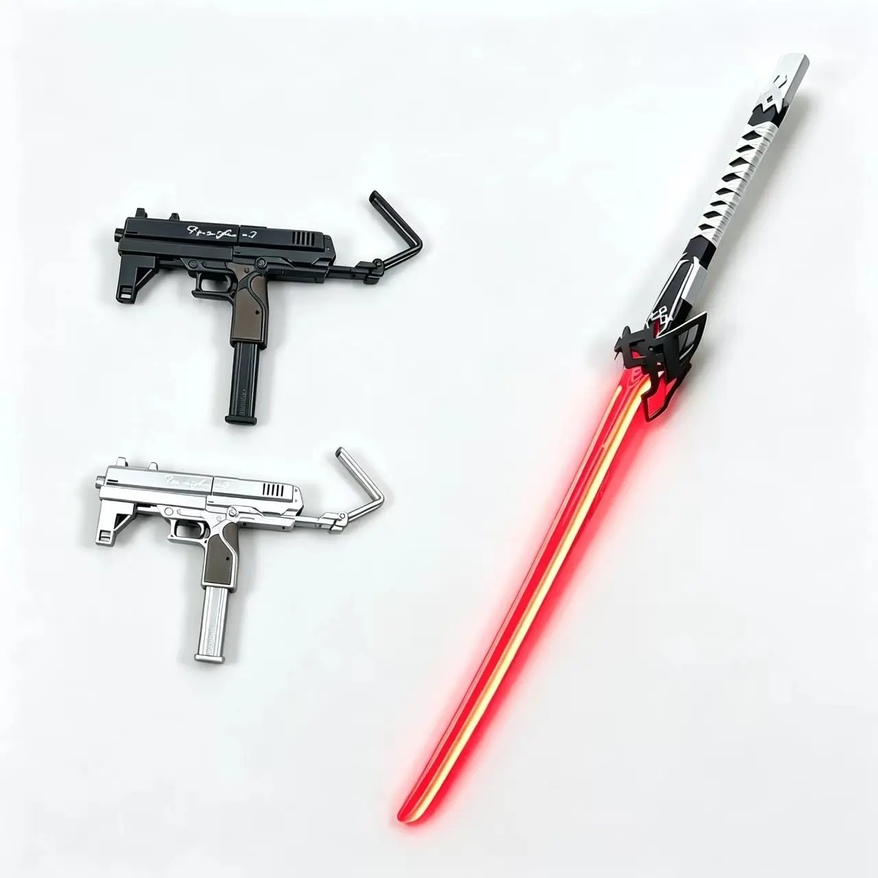 Kafka Dual Guns Luminous Sword Prop Game Honkai Star Rail Cosplay Prop for Halloween Christmas Fancy Party Costume Accessories