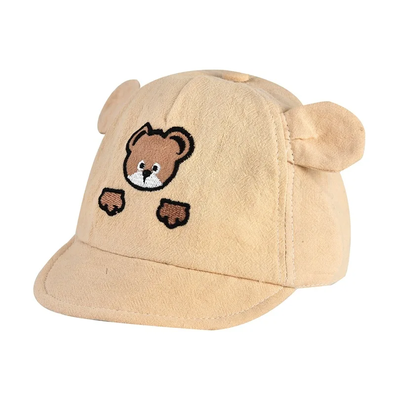 Baby Baseball Cap for Boy Girl Cartoon Bear Infant Sun Hat Spring Summer Cute Animal Toddler Kids Peaked Caps Gorras