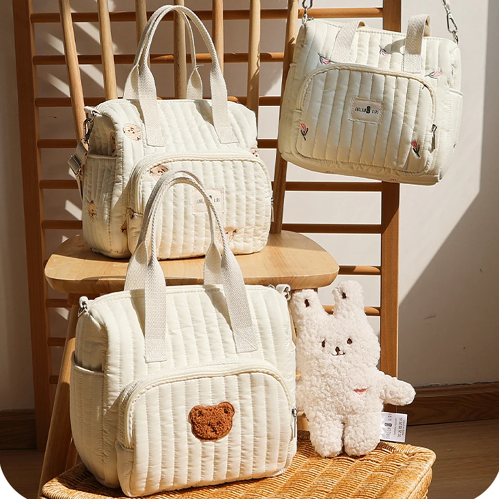 New Mom Bag For Baby Supplies Crossbody Handbag For Bottles And Diapers Large Capacity Storage Bag Korean Style Ins