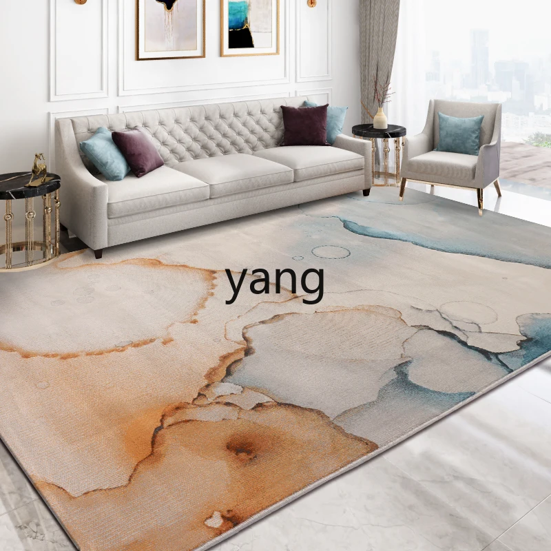

LTT Living Room Bedroom Bedside Blanket Sofa Coffee Table Mat Simple Modern Nordic Abstract Art