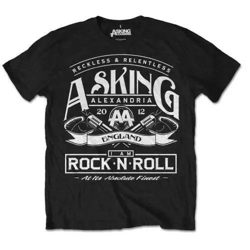 Asking Alexandria Rock N' Roll Official T Shirt Mens