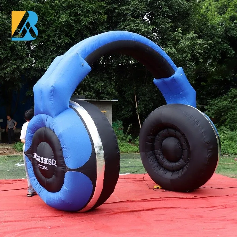 

Bespoke Blow up Advertising Giant Inflatable Headset Arch for House Party Decorations Toys