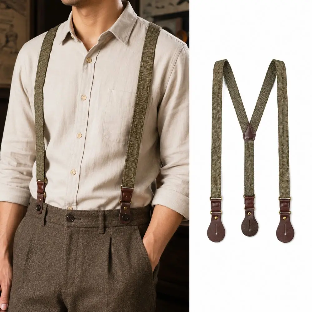 suspensorios-masculinos-de-couro-com-botao-antiderrapantes-estilo-retro-britanico-xadrez-com-ponta-de-botao-comprimento-ajustavel-suspensorios-reforcados