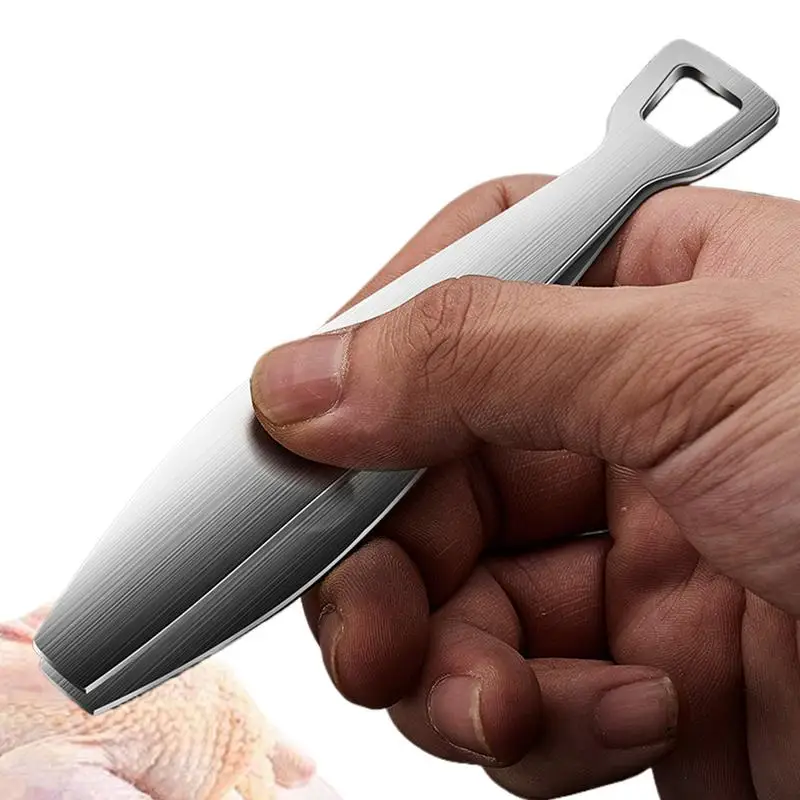 Pinzas para huesos de pescado, pinzas para alimentos, pinzas para quitar huesos de pescado, pinzas para huesos de pescado de acero inoxidable, herramientas de extracción de mariscos, utensilio de cocina