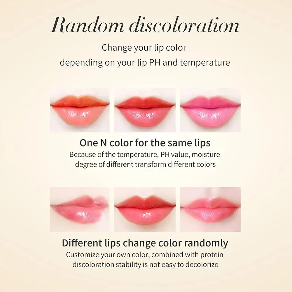 Temperatuur Kleur Veranderende Lippenbalsem Crystal Jelly Flower Lipstick Gloss Langdurig Hydrateren voor Lippen Make-up Cosmetisch