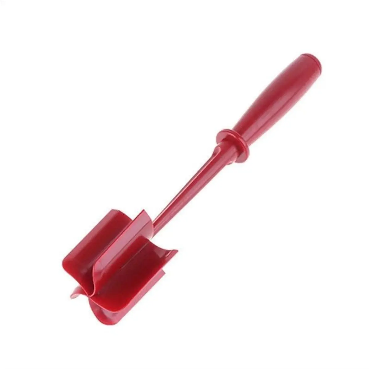 ABYA Meat Chopper, Hamburger Chopper, Potato Masher-Beef Smasher Kitchen Tool and Gadgets, Safe for Non-Stick Cookware Red