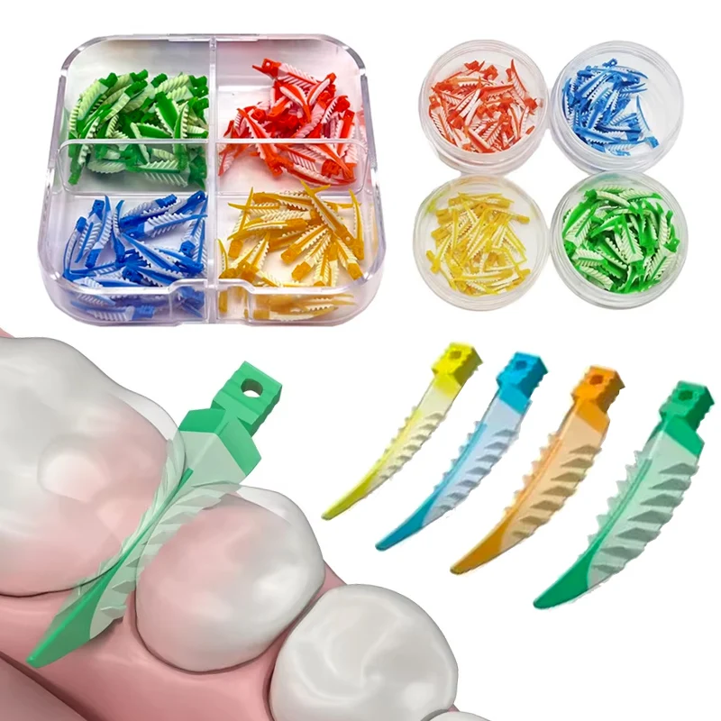 Dental Wedges Anterior Matrix System Wedge Matrix Bands Interdental Wedges Dentist Oral Consumable Materials Various Types
